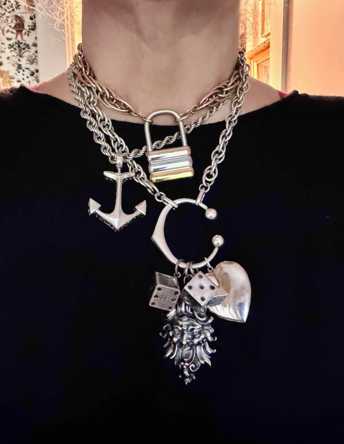 Extraordinary Sterling Buccelatti Maschera Ligorica