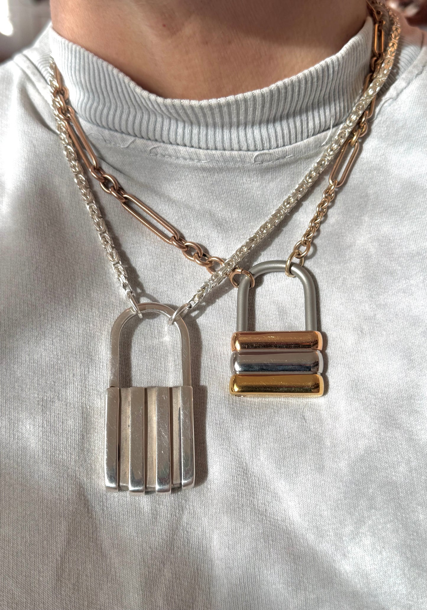 Vintage Tiffany Sterling Padlock dated 1995