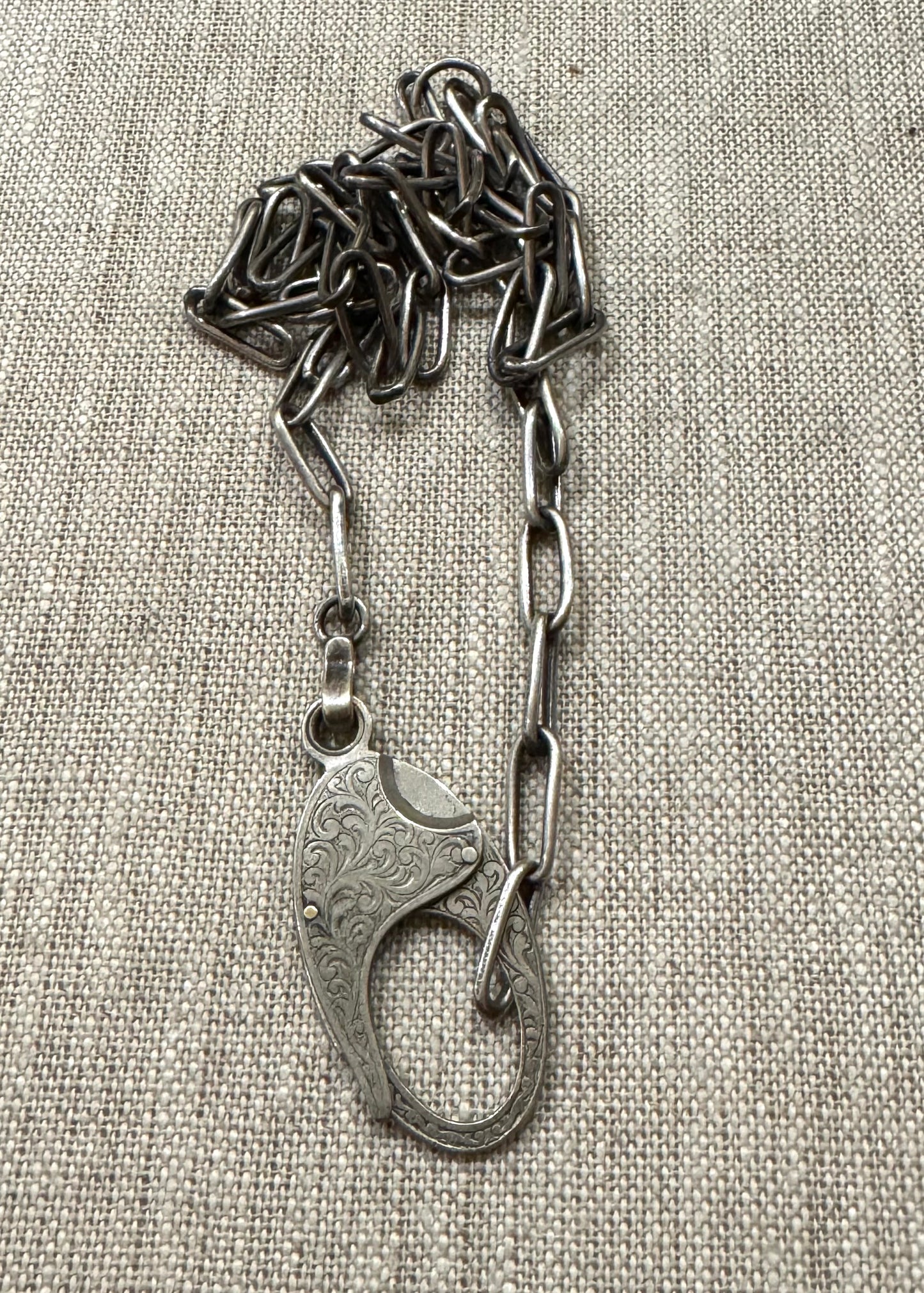 Chunky Biker Chaim with Cigar Cutter Charm Holder!