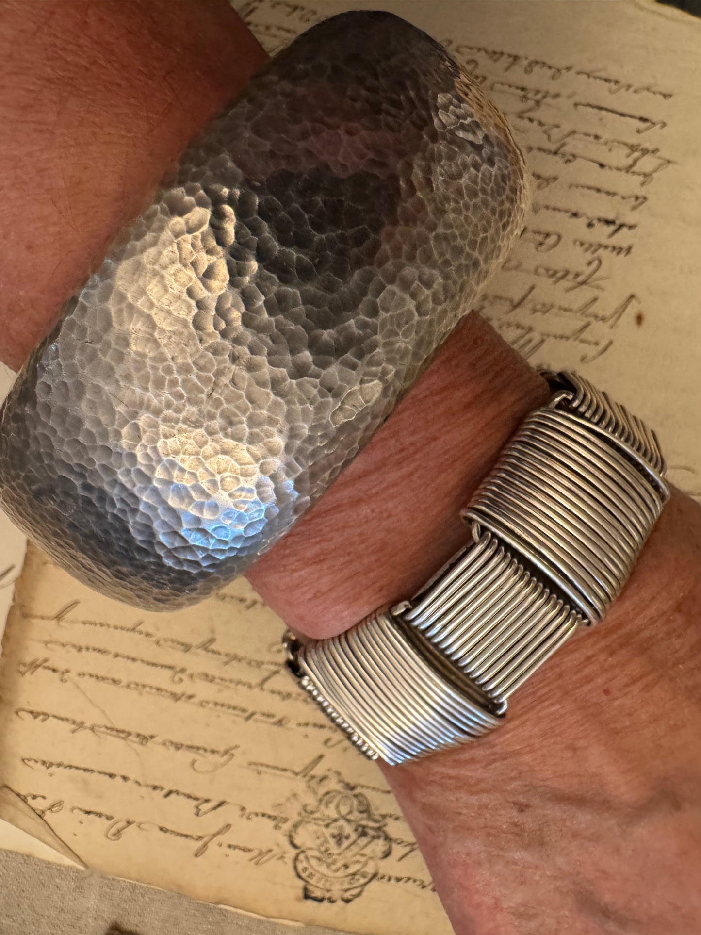 Elegant vintage Mexican sterling bracelet