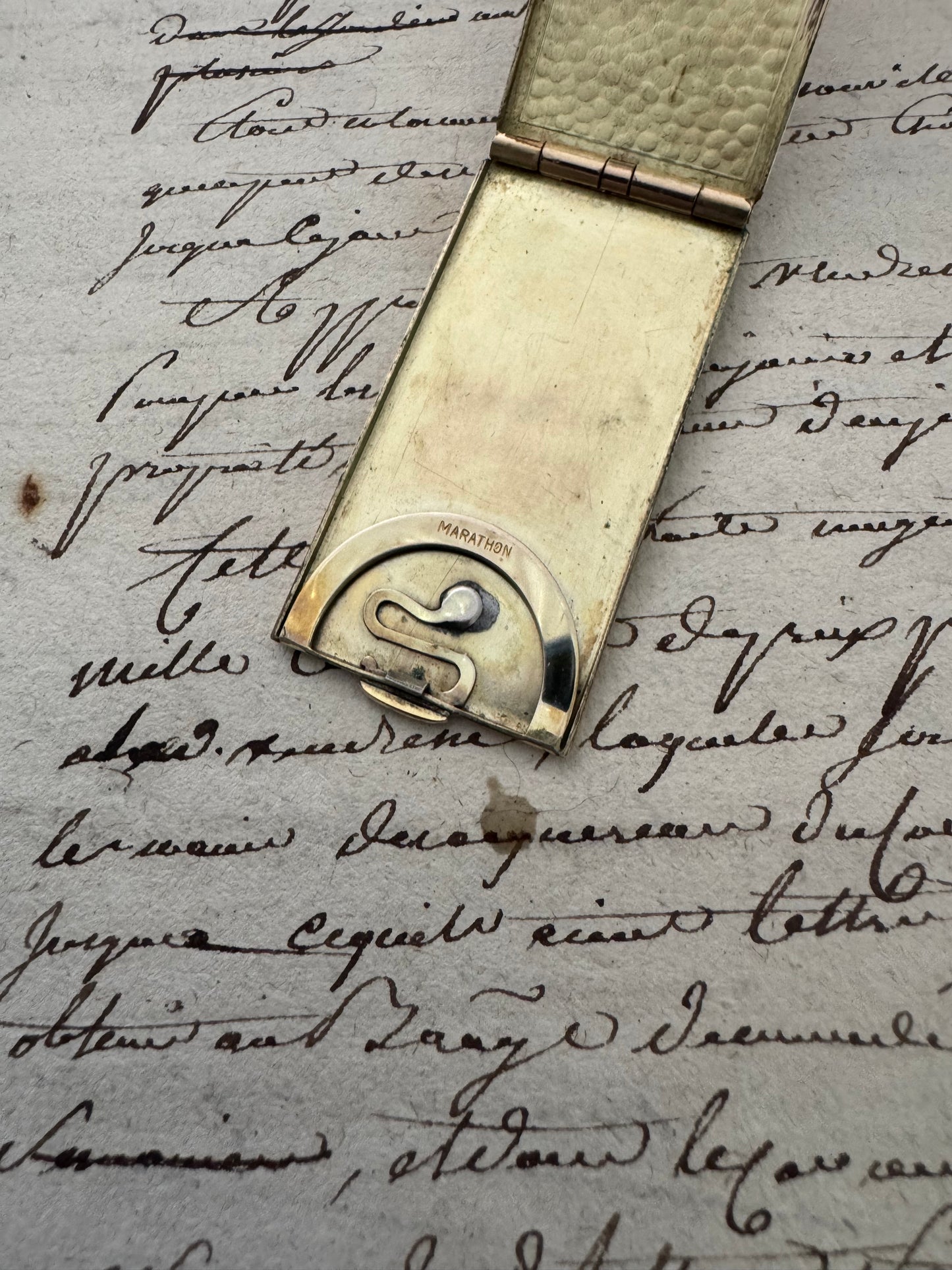 Rectangular Gold Filled Locket with Stag Head