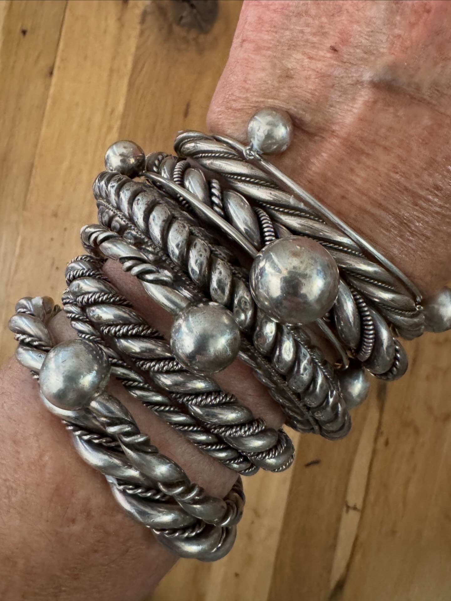 Vintage Antique Chinese Rope Cuff