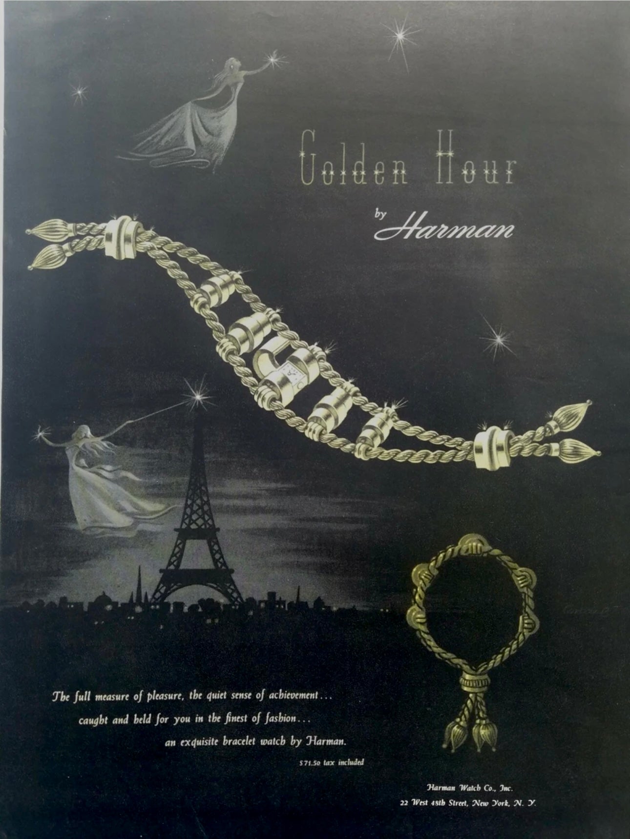 Rare Harman Retro Watch Bracelet