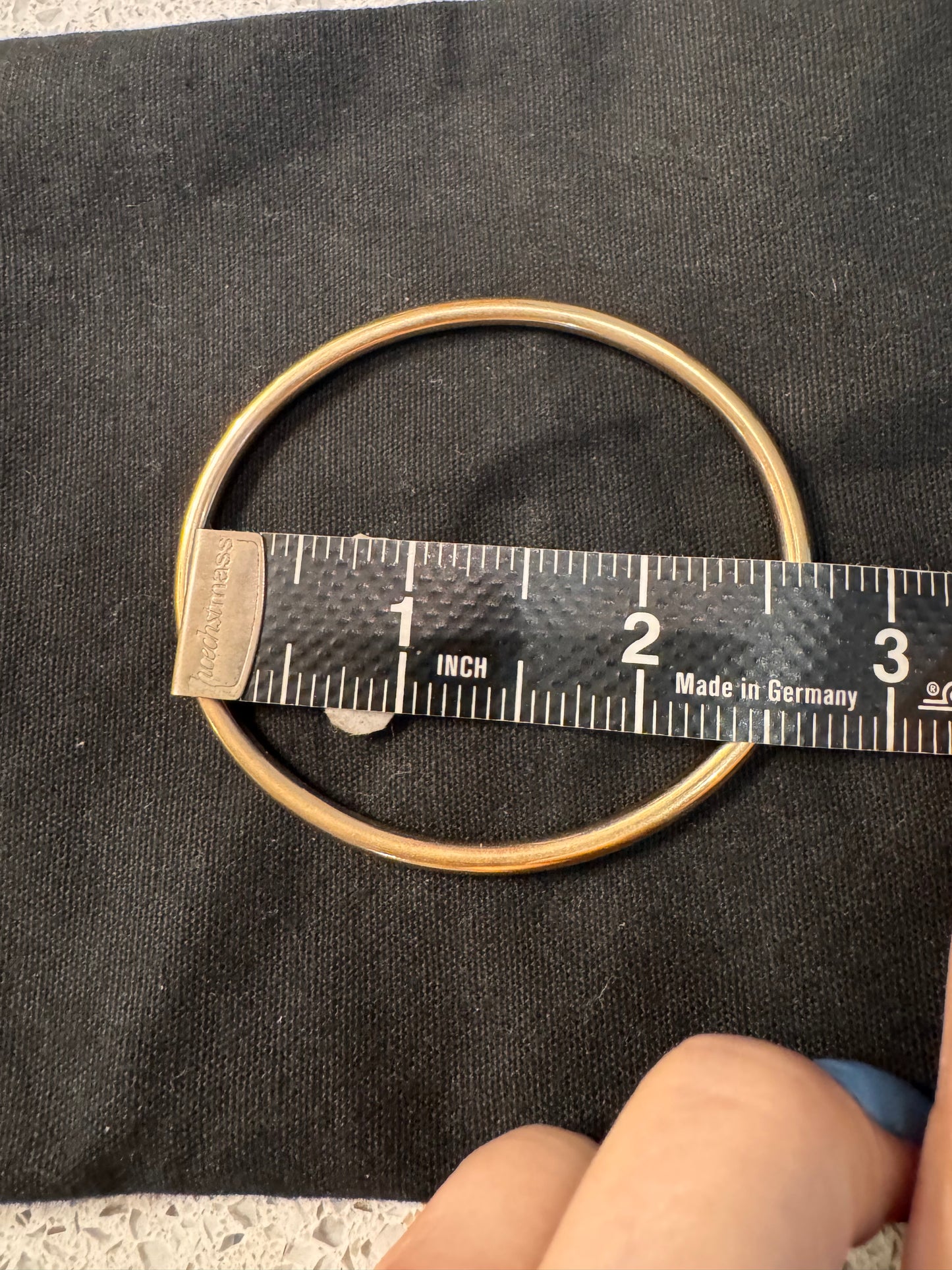 Gorgeous Set of Three 14k Gold Bangles