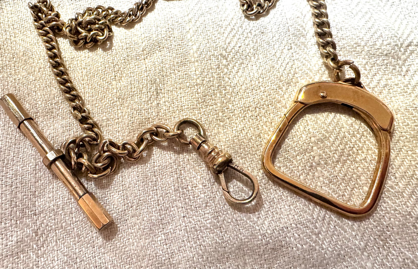 Gold Filled Vintage Watch with Large Clip