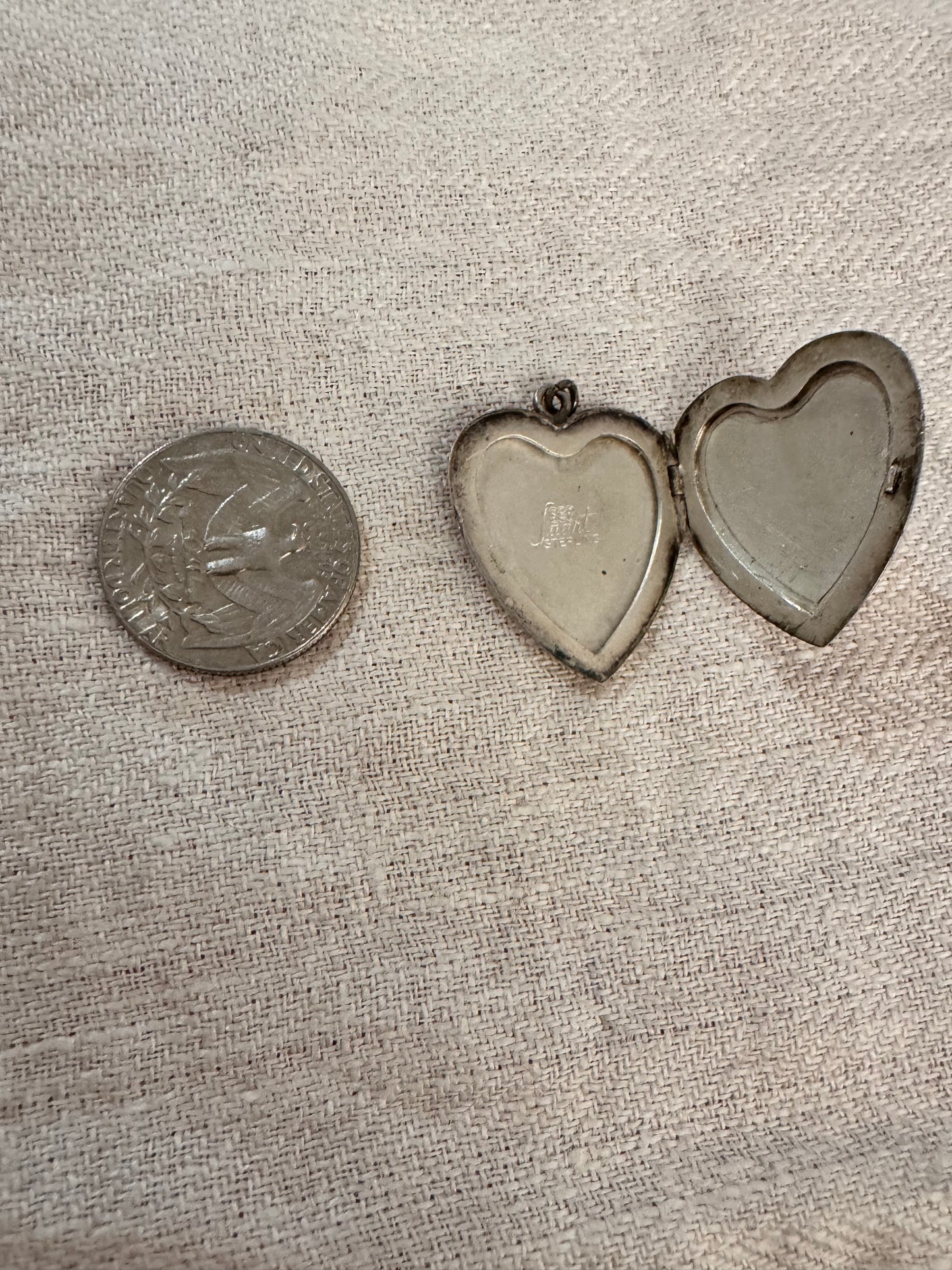 Charming Engraved Sterling Silver Locket