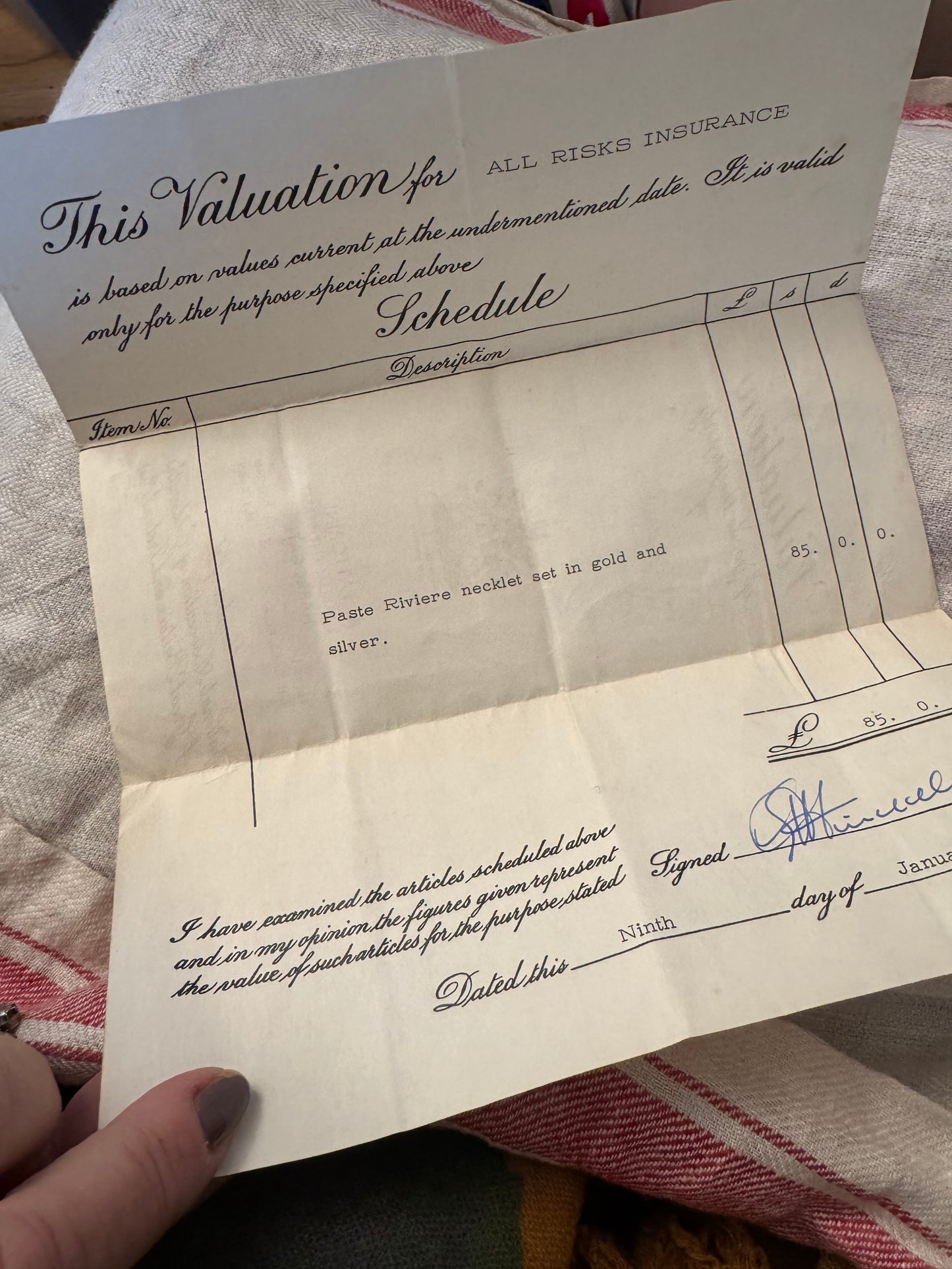 Antique Clear Past Riviére Necklace