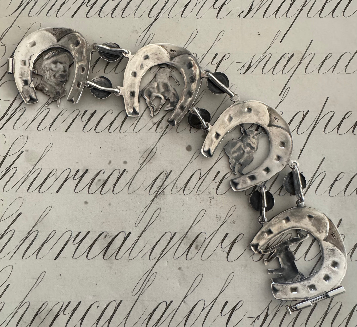 Amazing Argentine Horseshoe Equestrian Bracelet