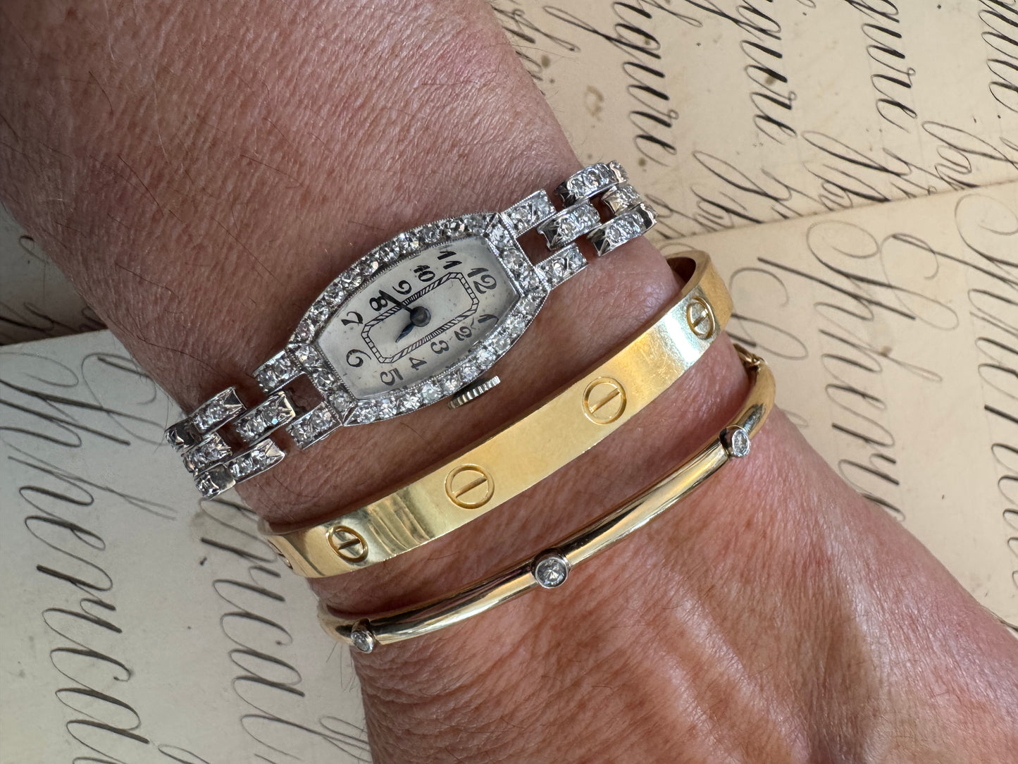 Cartier Love Wide Cuff with Box