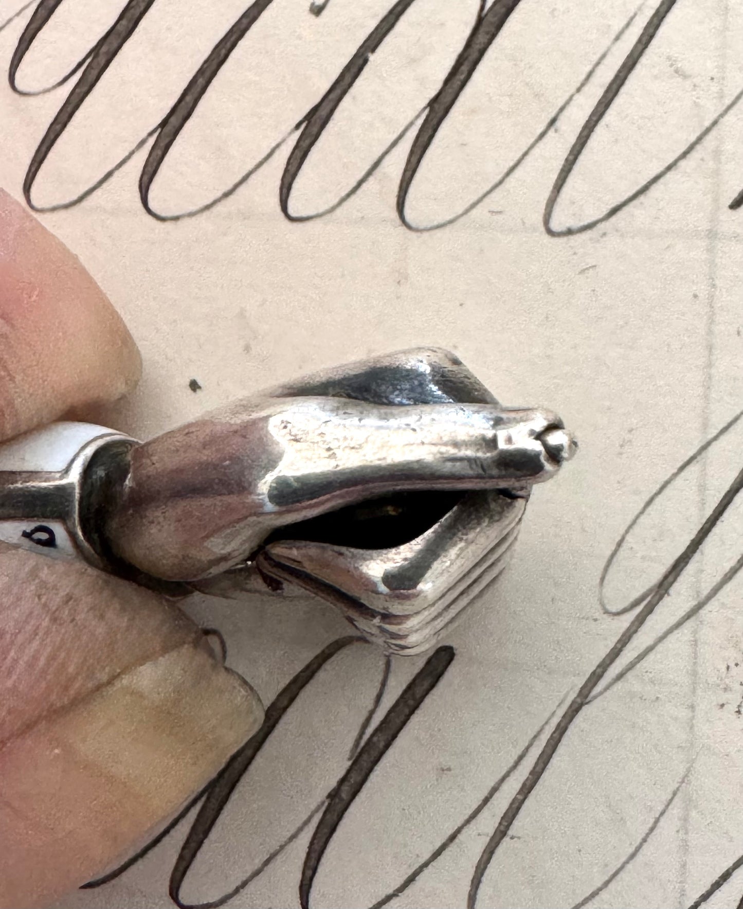 Incredibly Rare German Opening Hand “My Secret” Pendant