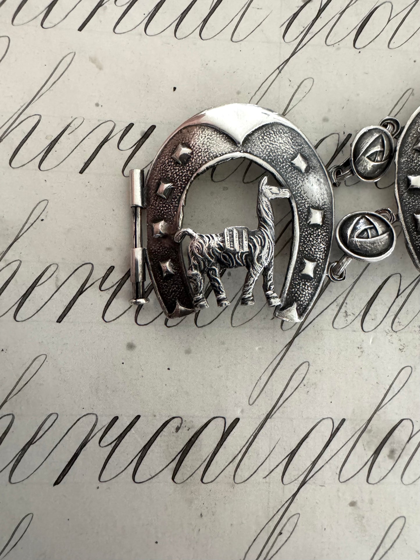 Amazing Argentine Horseshoe Equestrian Bracelet