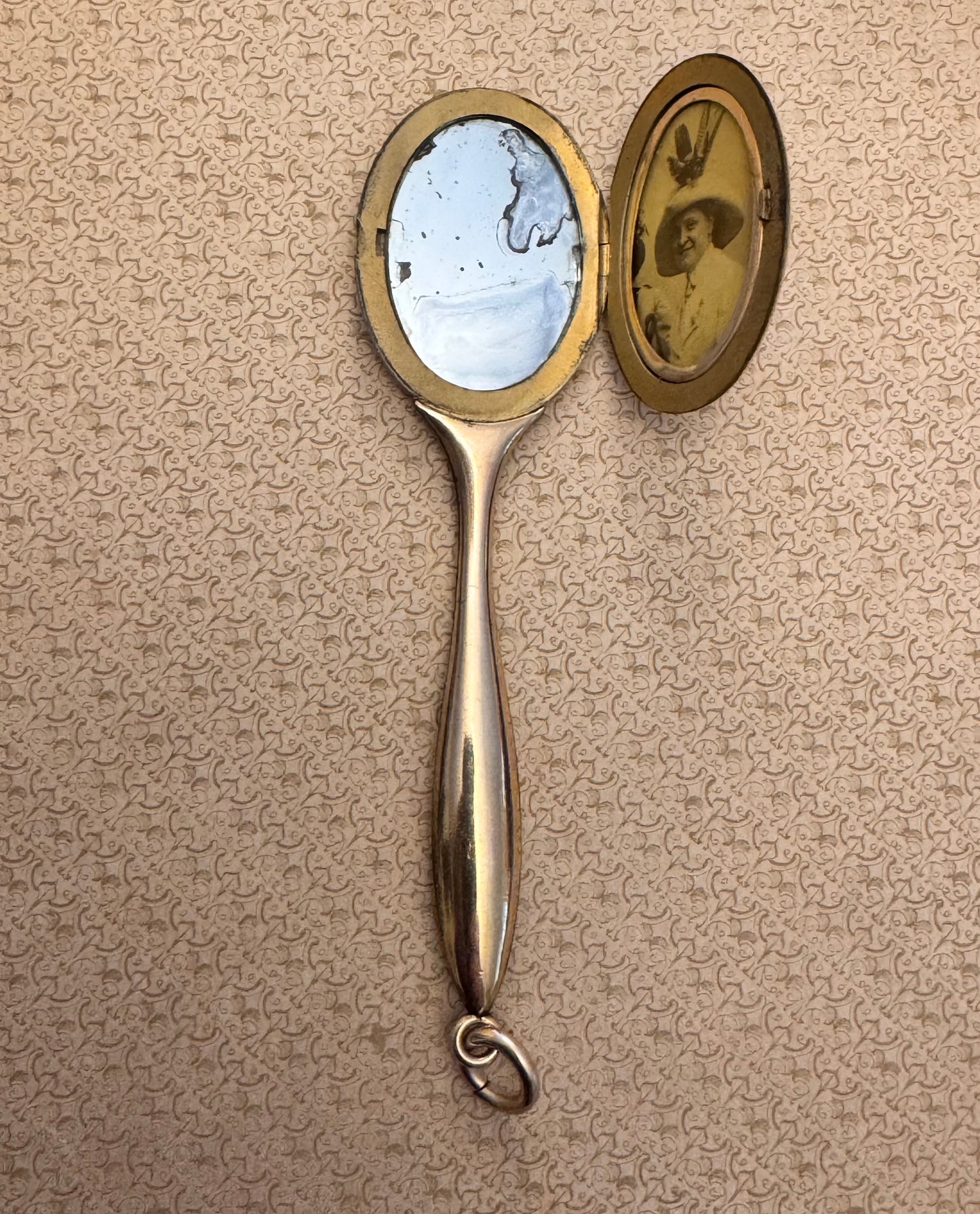 Gold Filled Flirting Mirror
