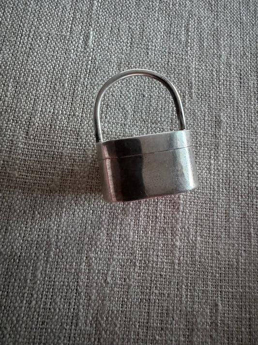 charming, simple sterling opening basket box