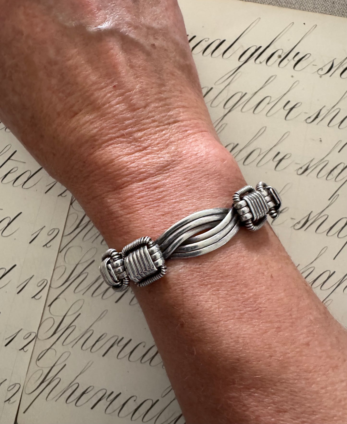 Fabulous Patrick Mavros Sterling Elephant Hair Bracelet
