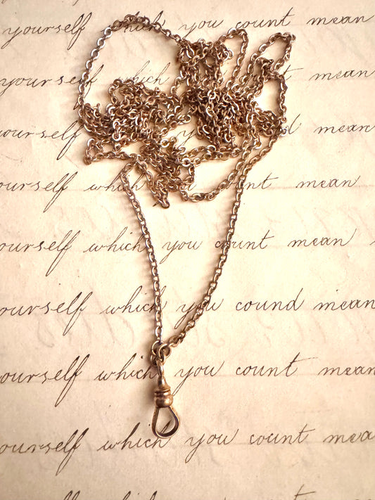 Extra Long Antique Fine Gold Filled Rollo Chain