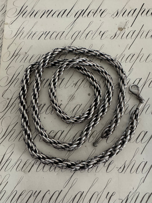 Beautiful Hand Made Russian Extra Long Rope Chain Necklace