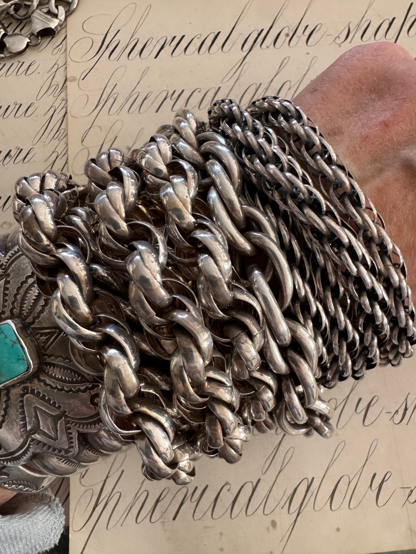 Incredible Hand Made Russian Rope Chain Necklace