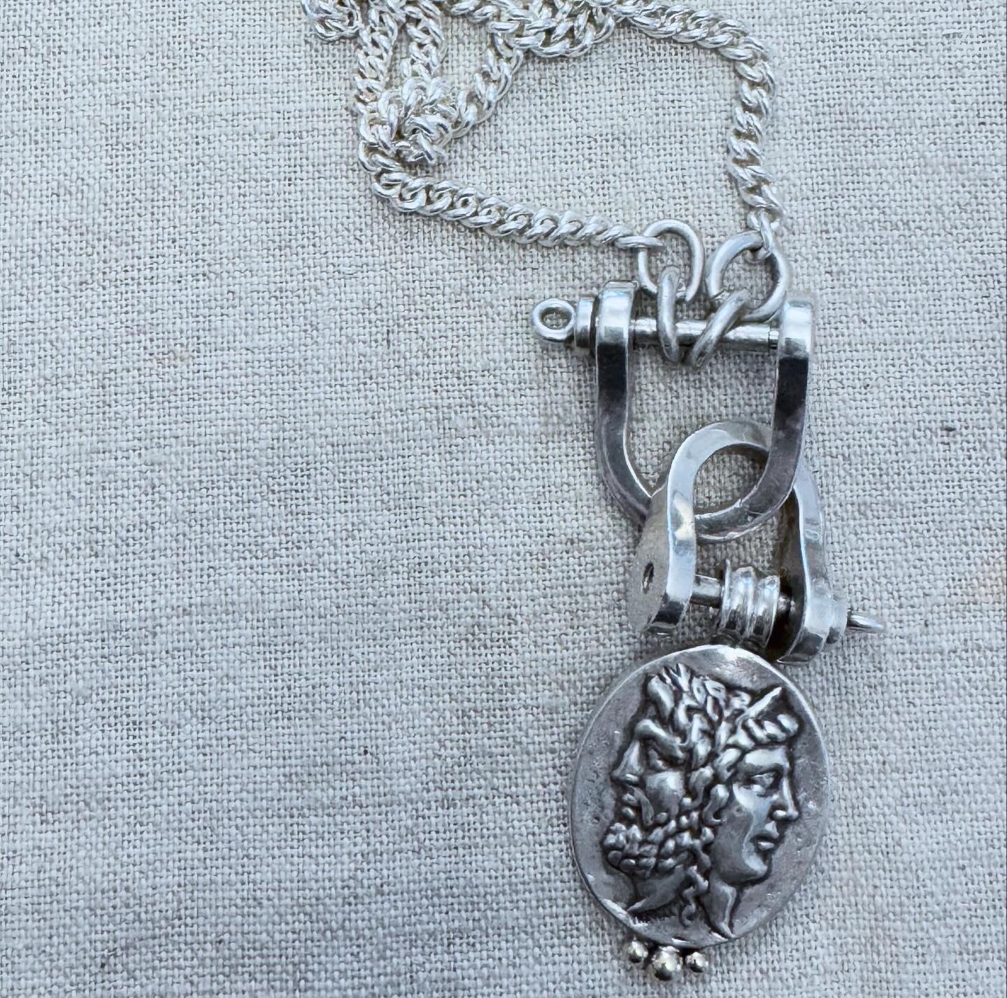 Amazing Vintage Sterling Tiffany Set with Chain, Heart Connector and Shackles