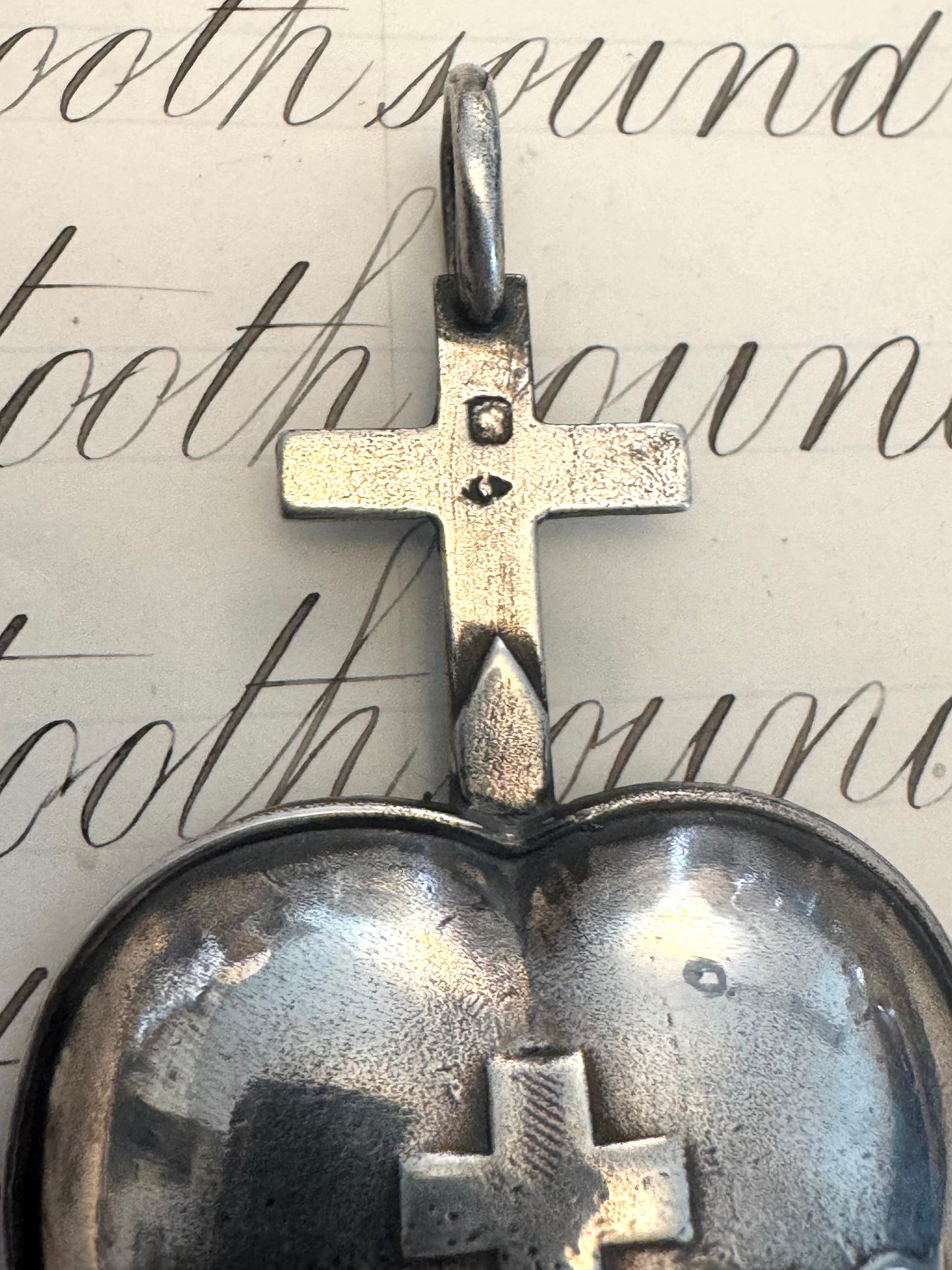 Enormous French Heart with Dangling Star