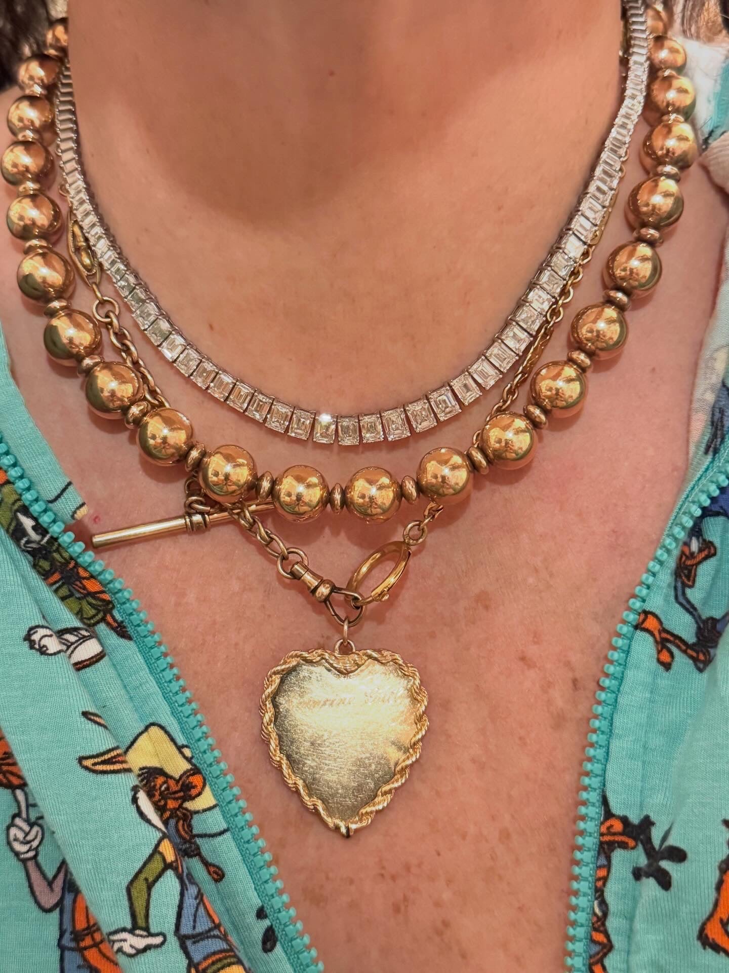 Super ENORMOUS Vintage Gold Filled Beads