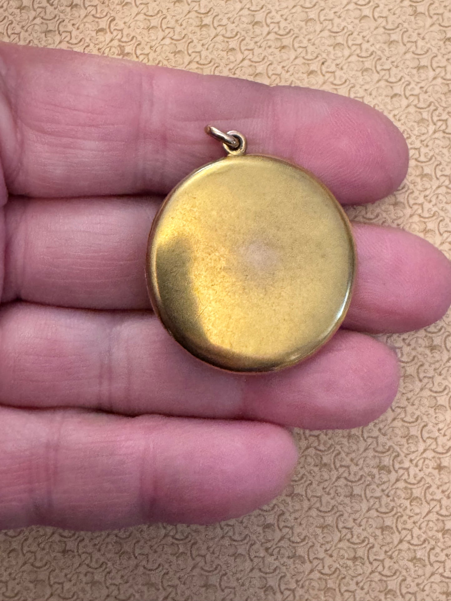 Cool Gold Filled Masonic Locket with Skull and Crossbones