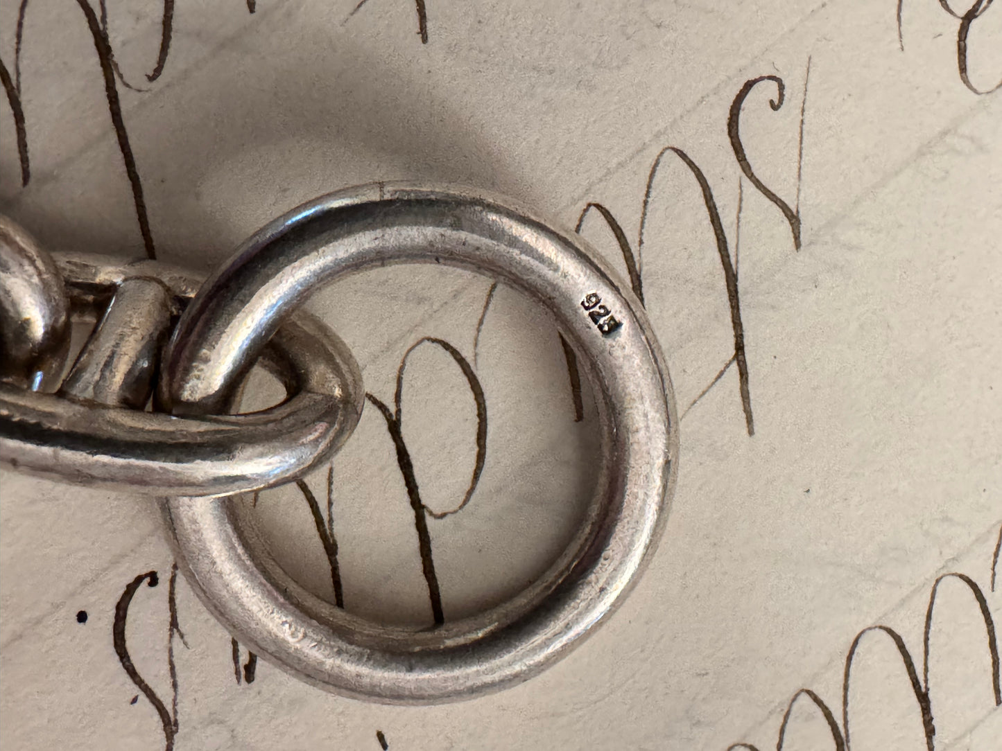 XL Solid Silver Chaine D’Ancre Bracelet