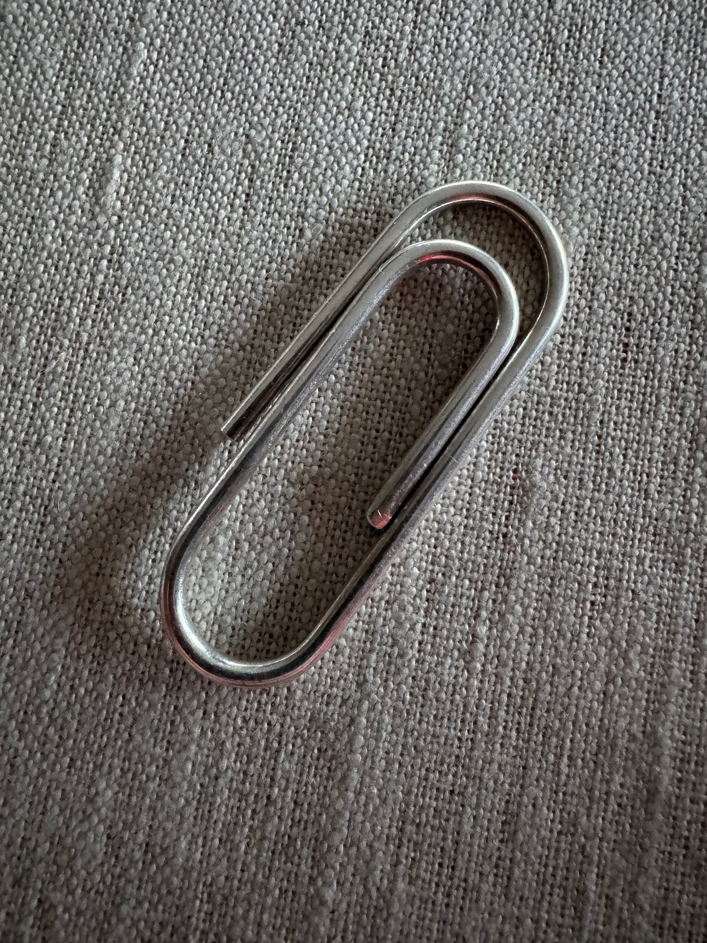 huge Tiffany sterling silver paper clip