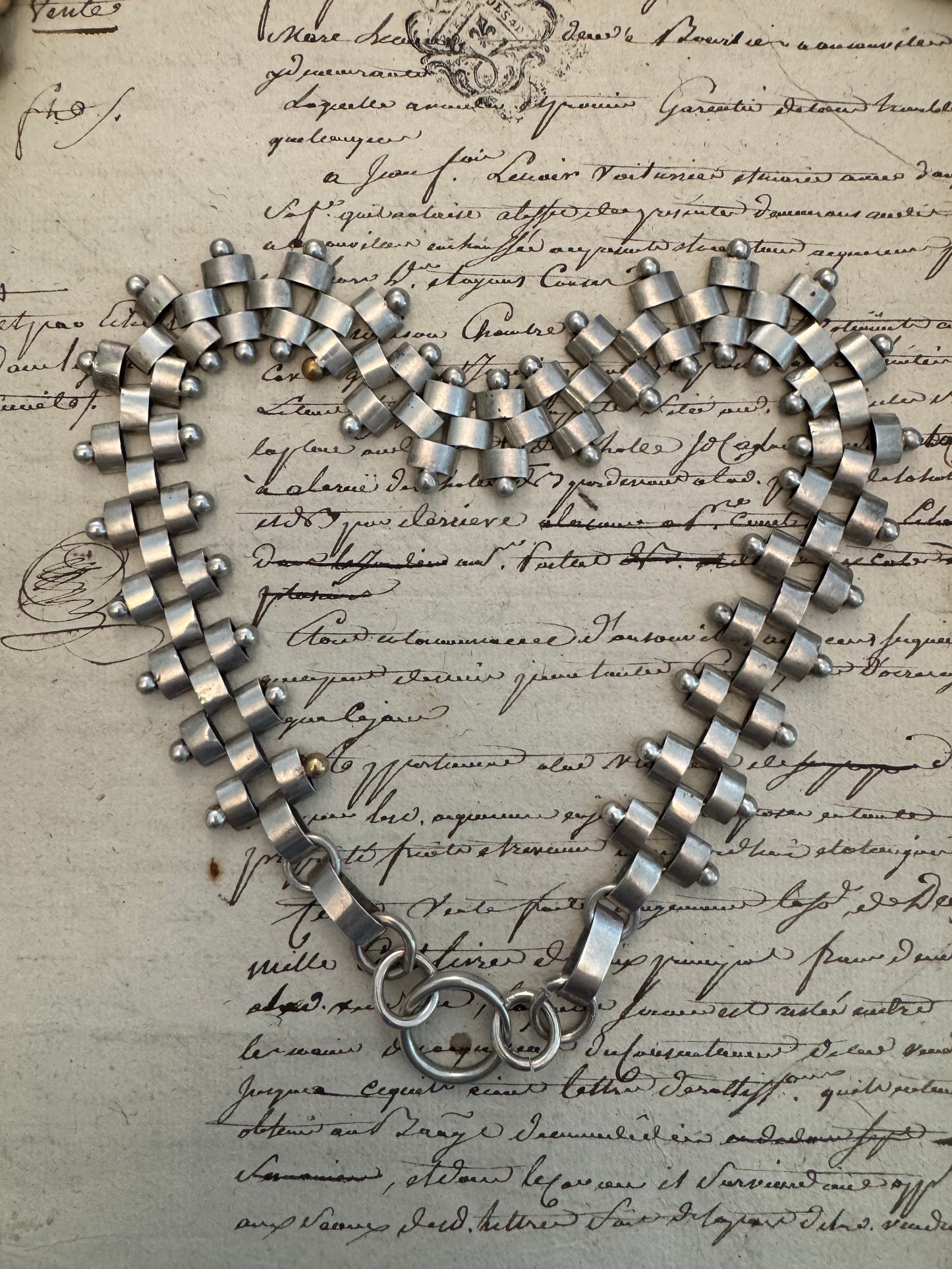 Victorian European Silver Bookchain