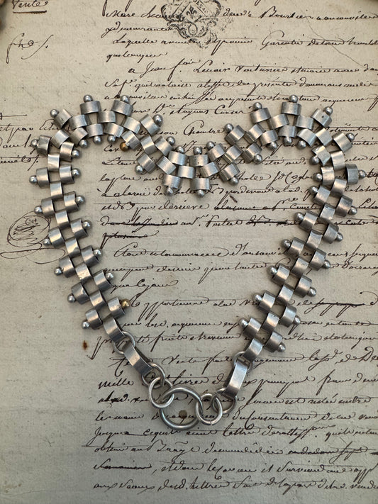 Victorian European Silver Bookchain