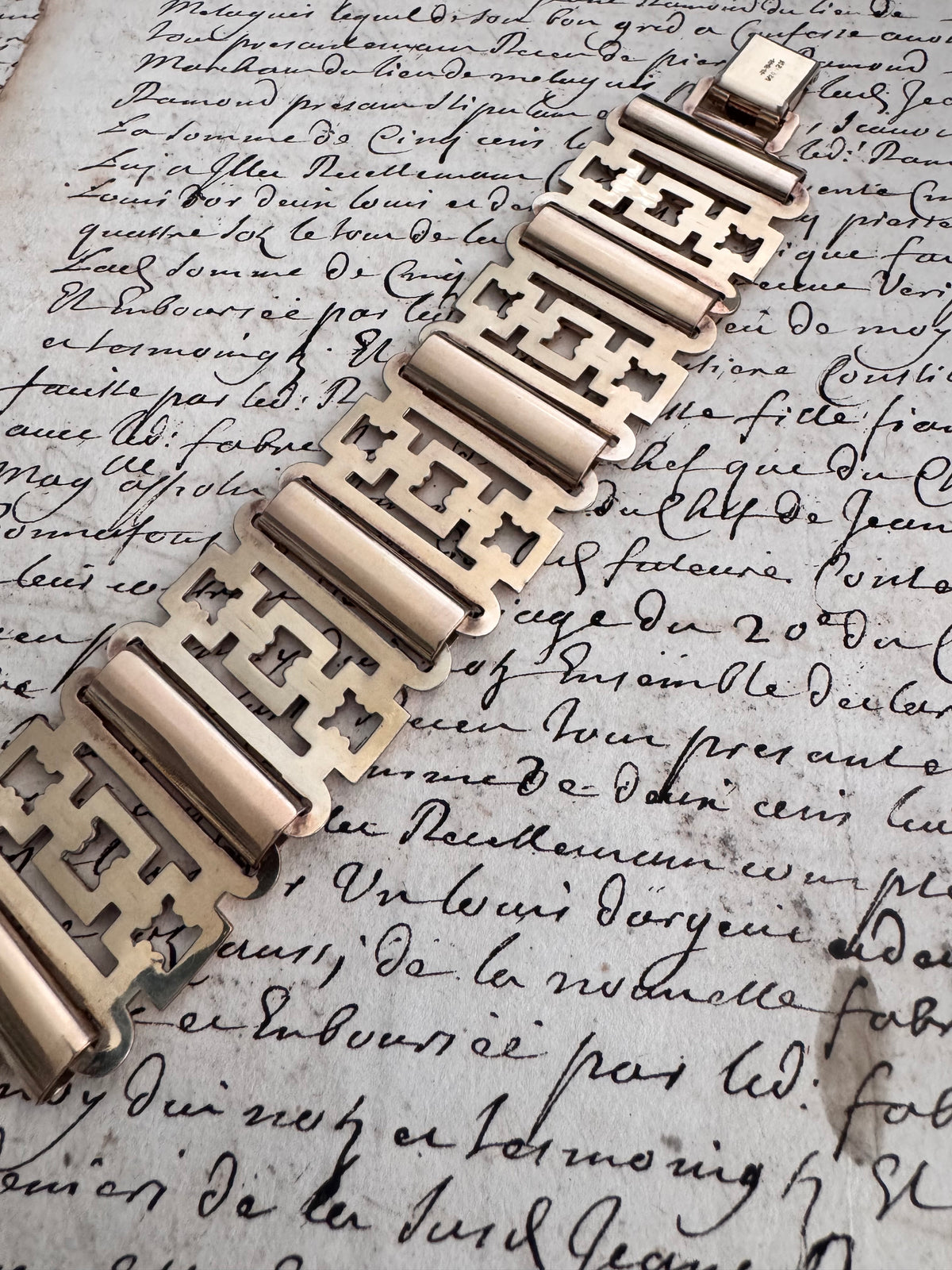 Incredible Gold Filled Retro Bracelet