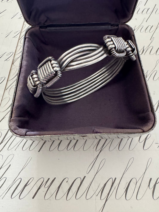 Fabulous Patrick Mavros Sterling Elephant Hair Bracelet