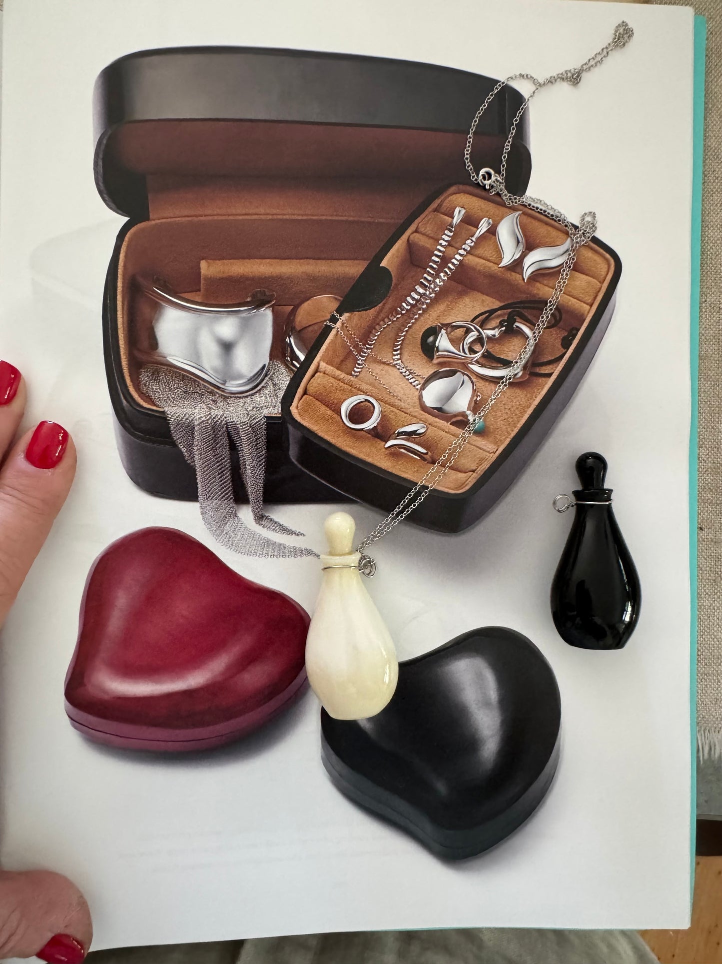 Spectacular Set of Elsa Peretti for Halston Perfume Bottle Necklaces