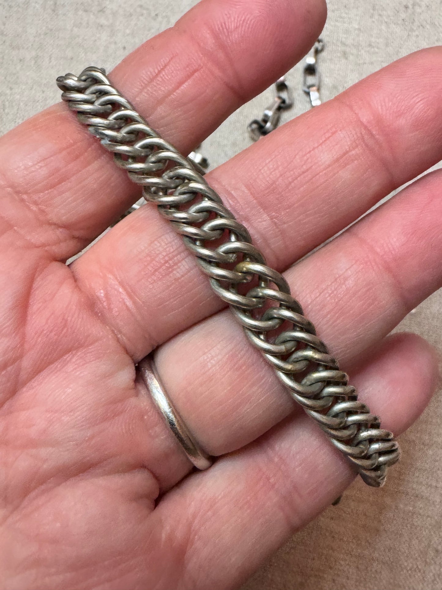 Spectacular Equestrian Watch Chain and Fob Necklace