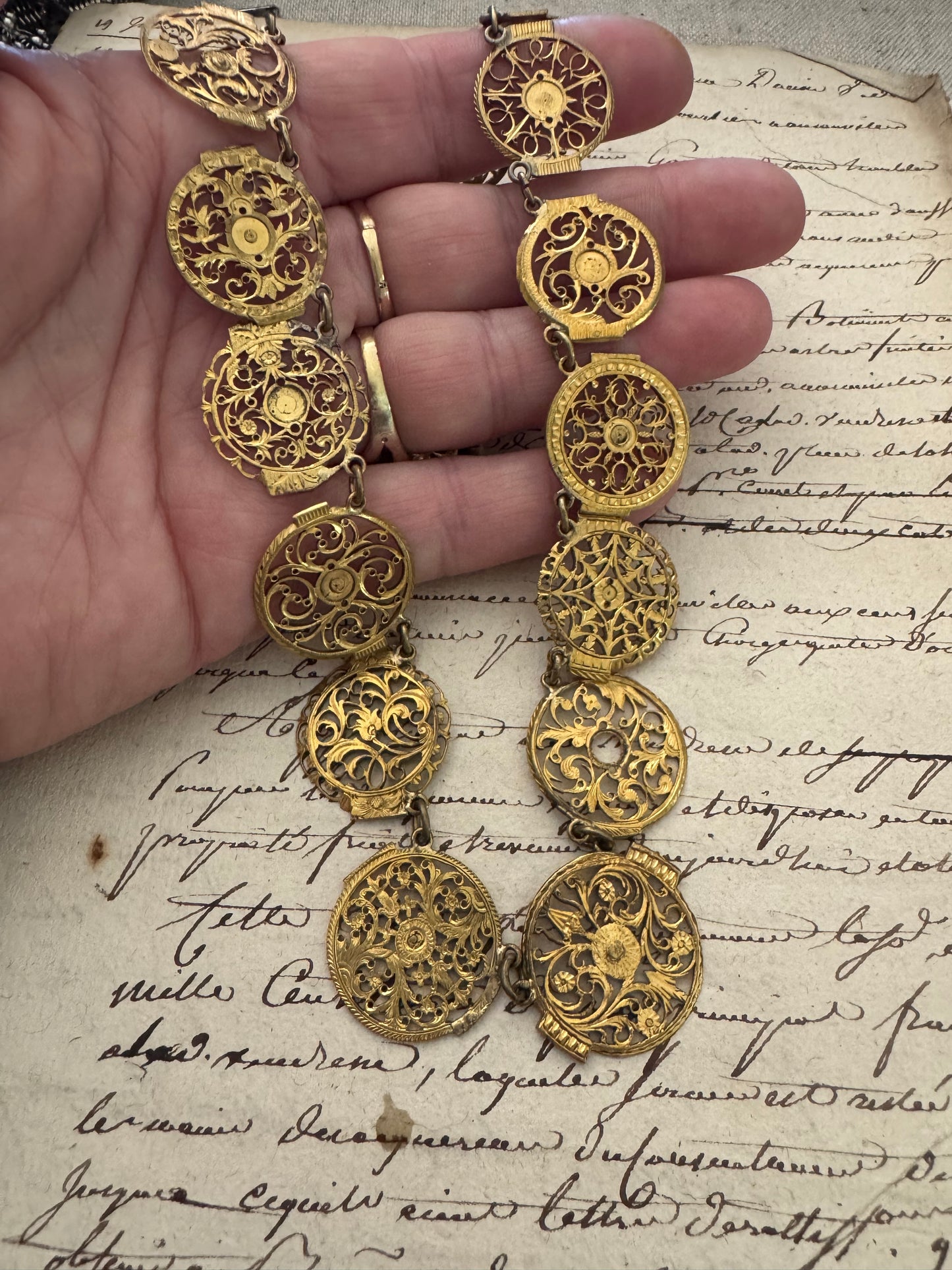 Georgian Watch Cock Necklace