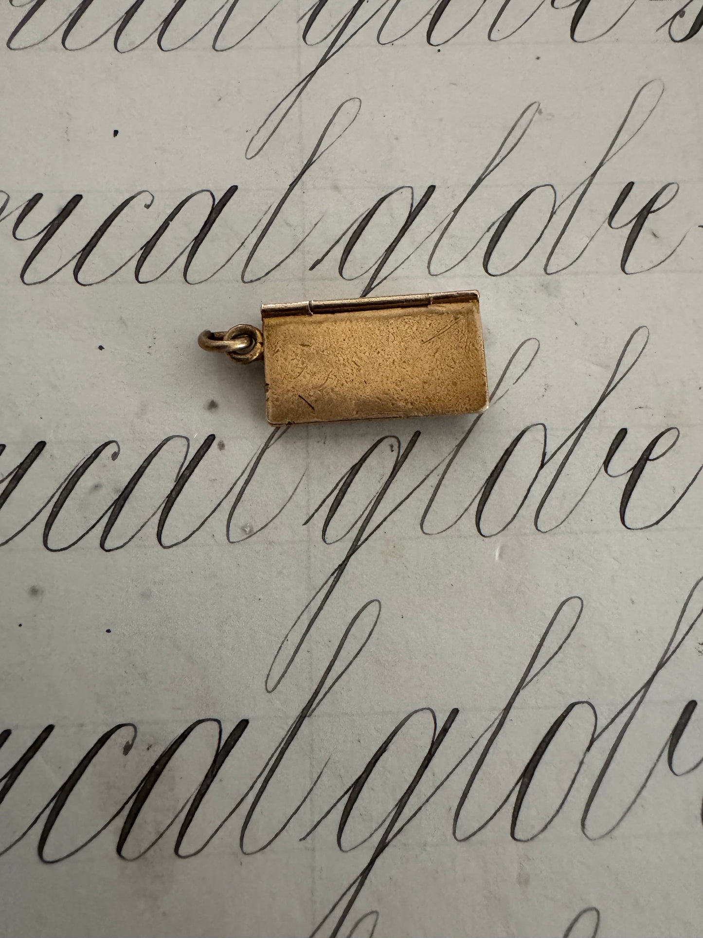 Rare and Romantic French I Love You Love Note Charm