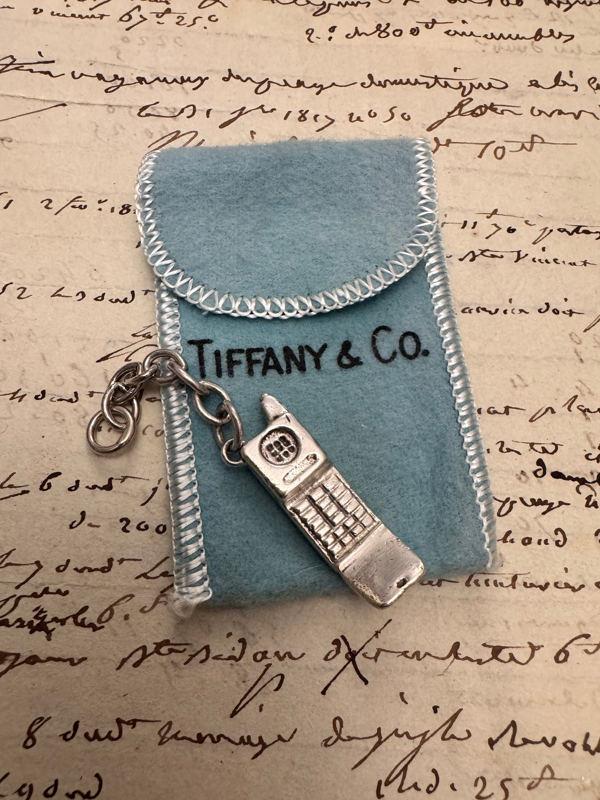 Fab Vintage Sterling Tiffany Flip Phone