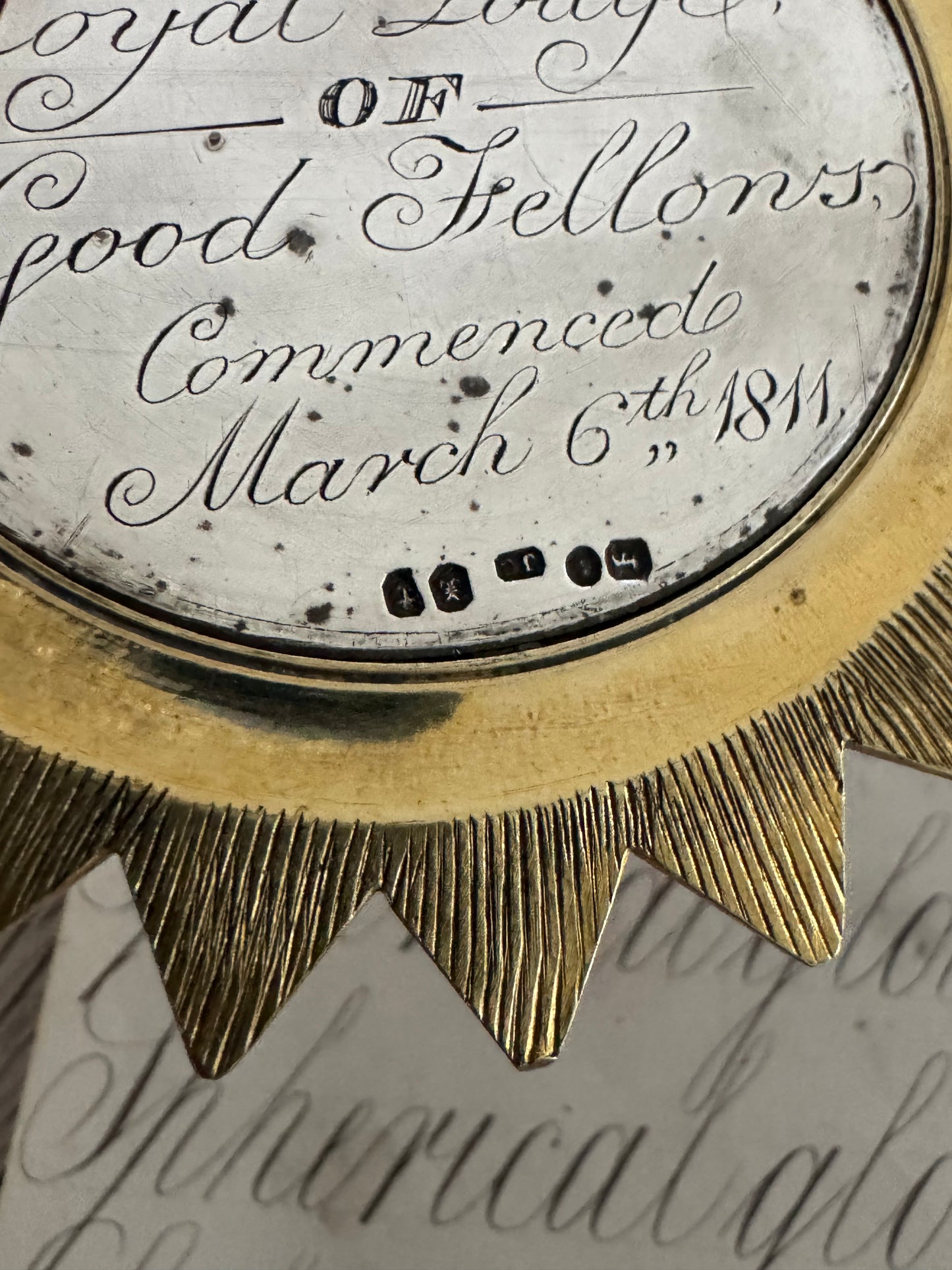 Enormous and Rare Antique Silver Goodfellows Medallion