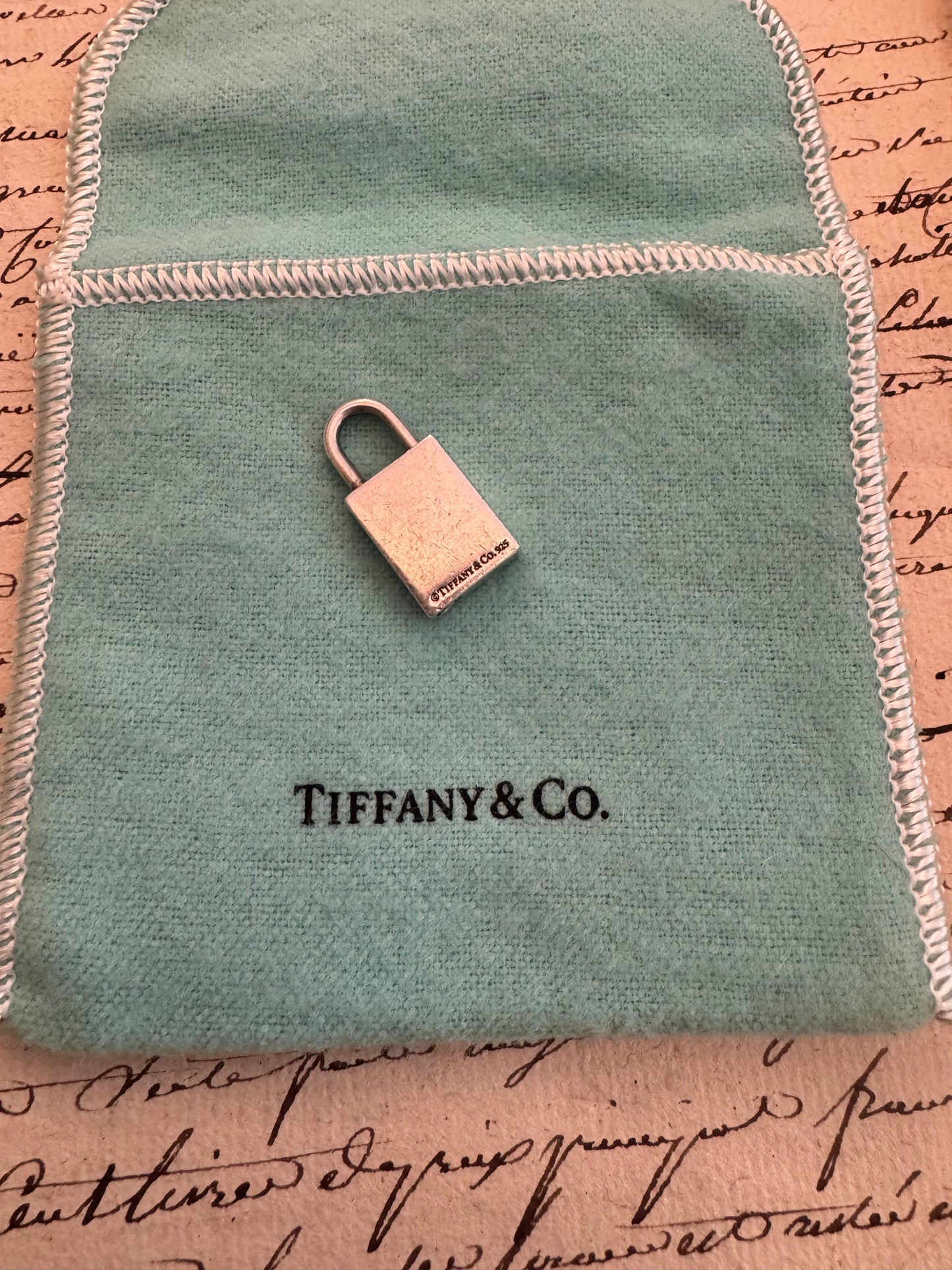 Adorable Tiffany Ace of Spades Miniature Padlock