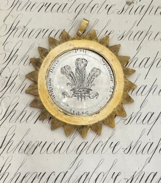 Enormous and Rare Antique Silver Goodfellows Medallion