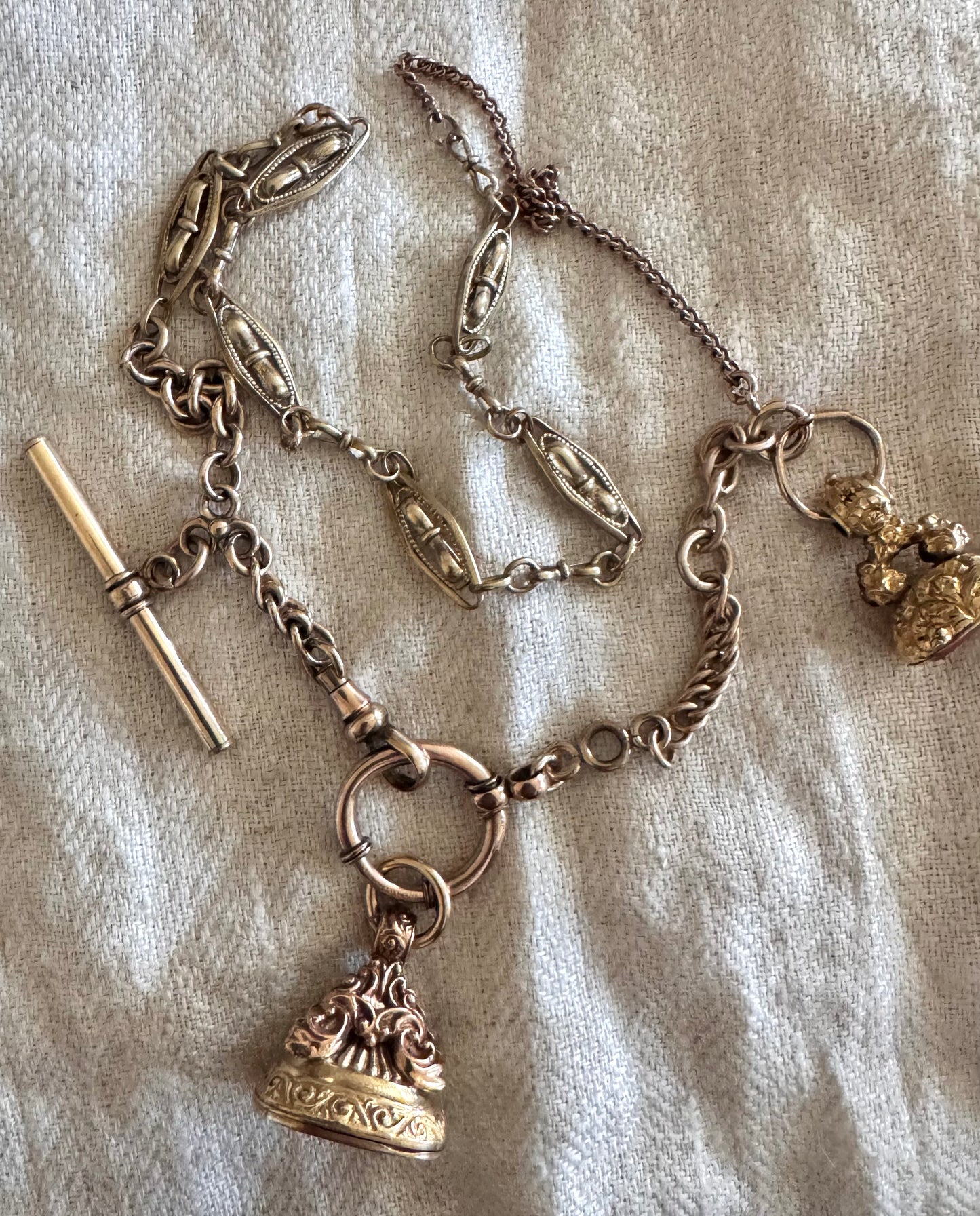 Gold Filled Vintage Watch with Large Spring Ring