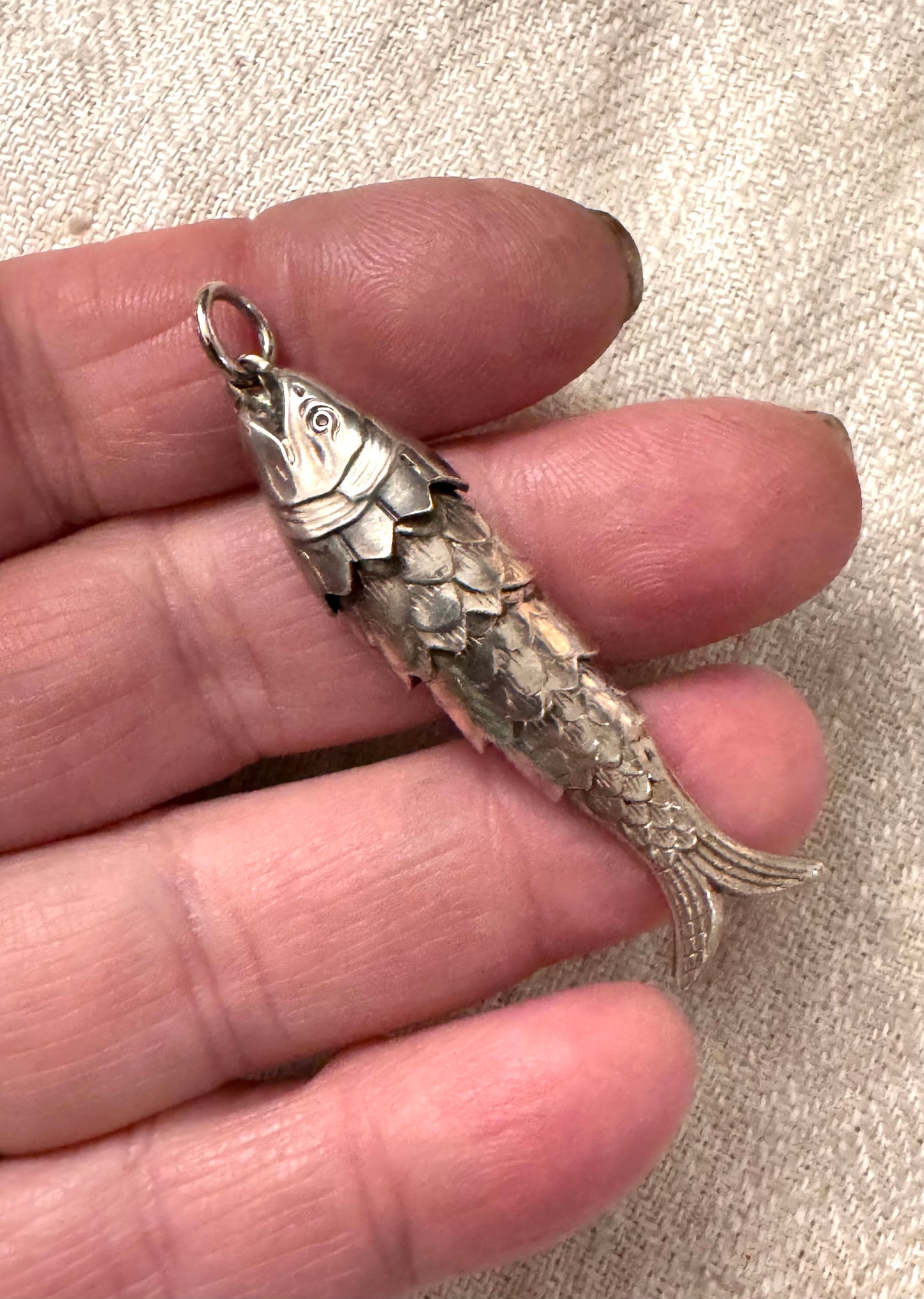 SMOL Articulated Silver Fish 5
