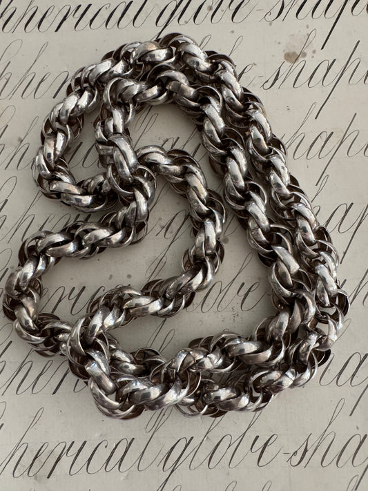 Incredible Hand Made Russian Rope Chain Necklace