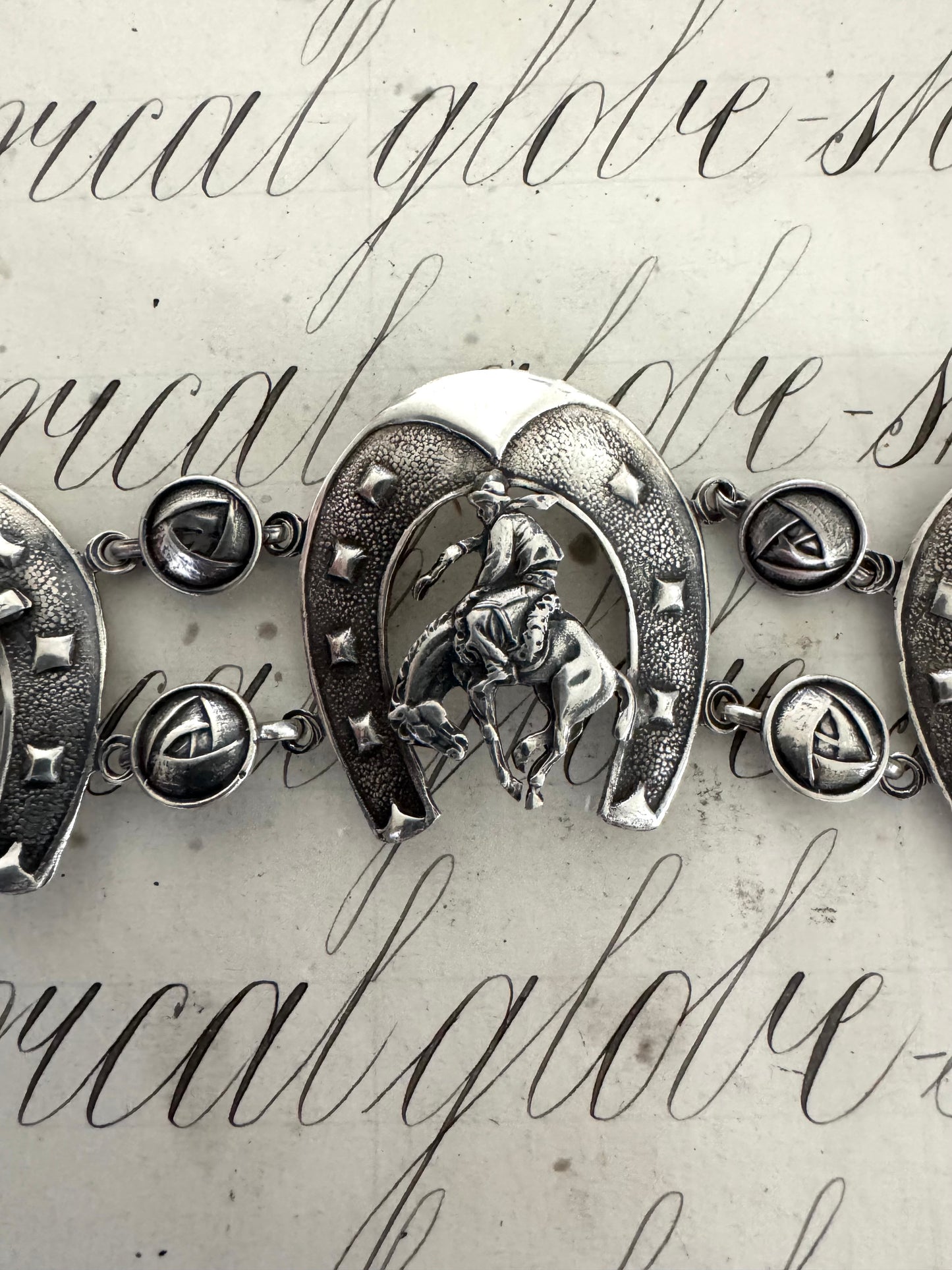 Amazing Argentine Horseshoe Equestrian Bracelet