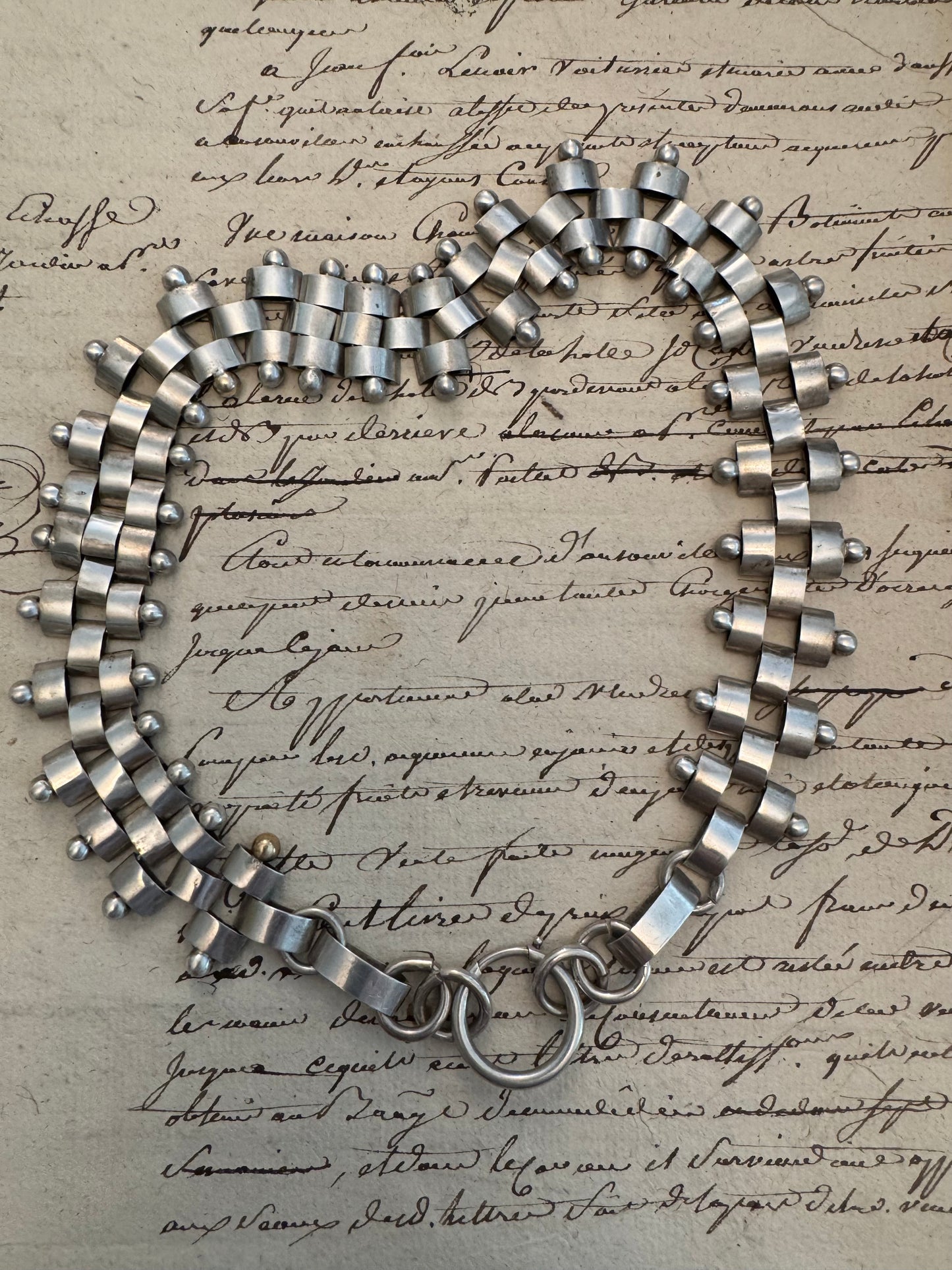 Victorian European Silver Bookchain