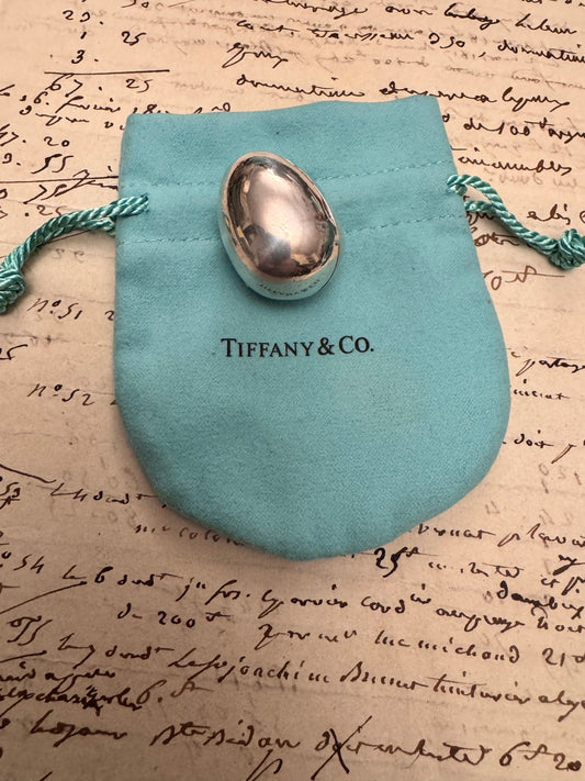 Sterling Silver Tiffany Small Egg Box