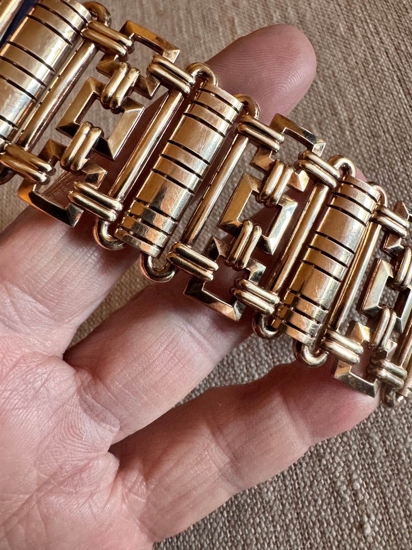 Incredible Gold Filled Retro Bracelet
