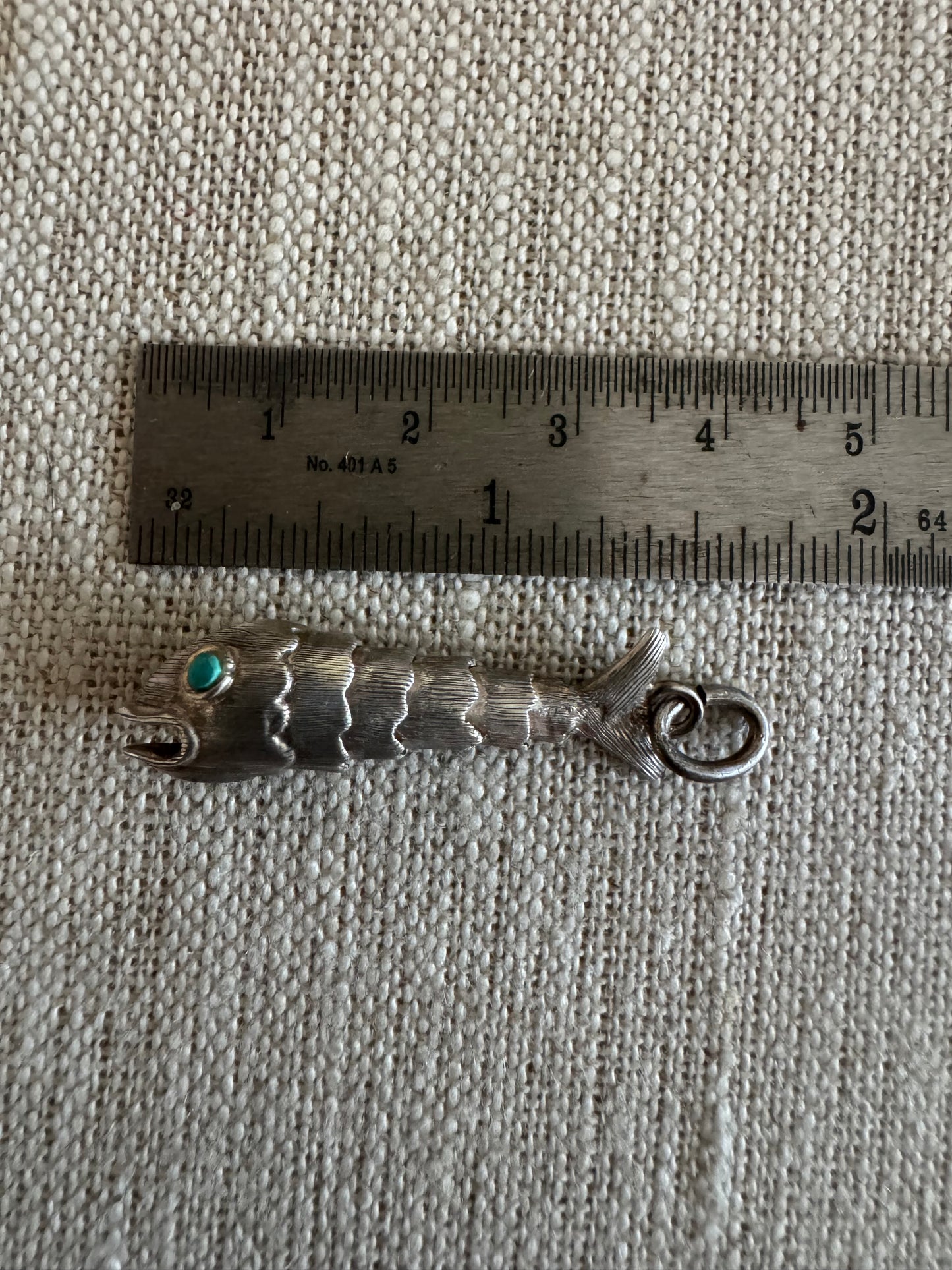 Miniature Sterling Silver Articulated Fish