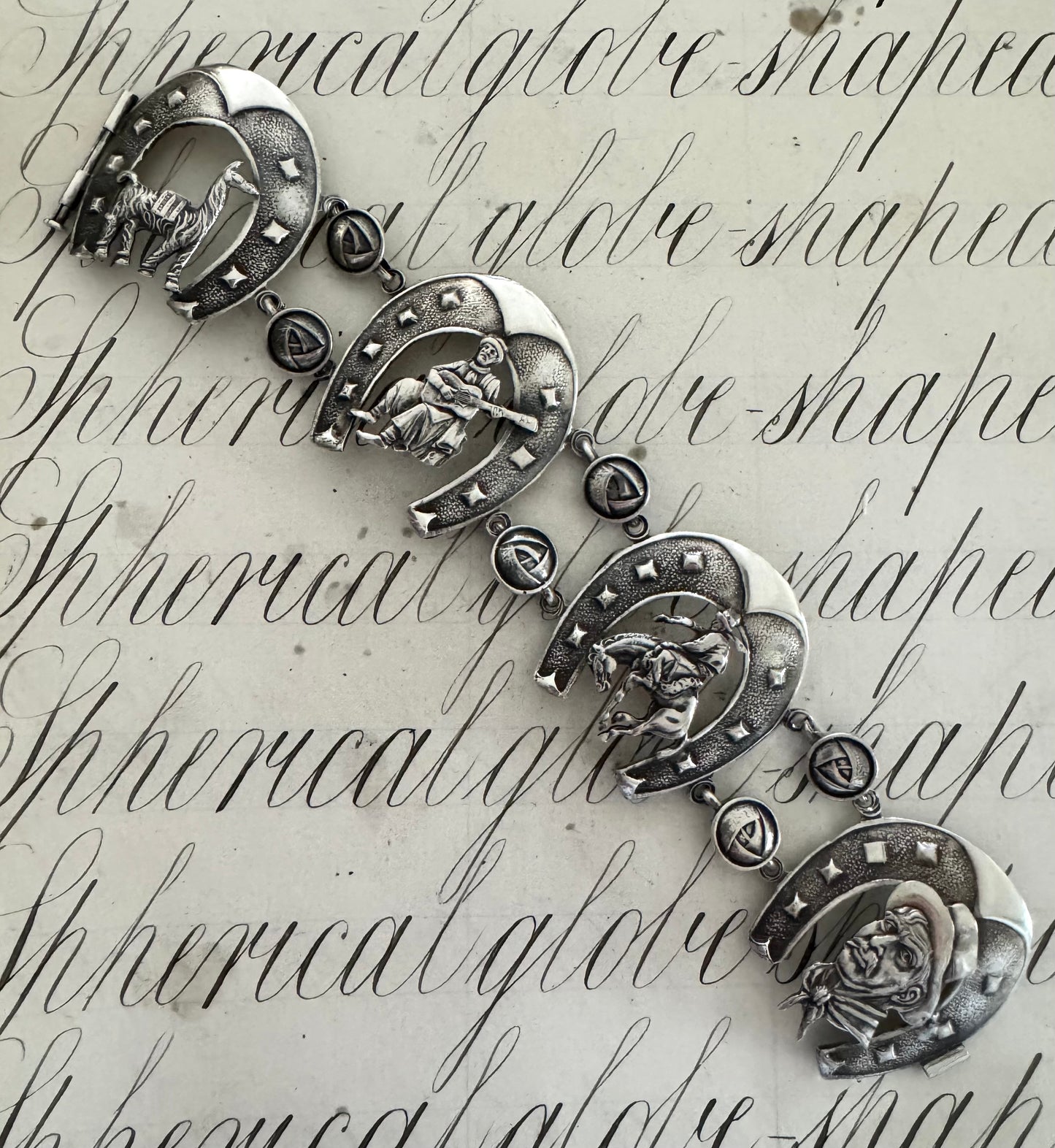 Amazing Argentine Horseshoe Equestrian Bracelet