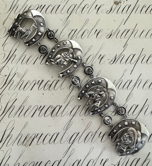 Amazing Argentine Horseshoe Equestrian Bracelet