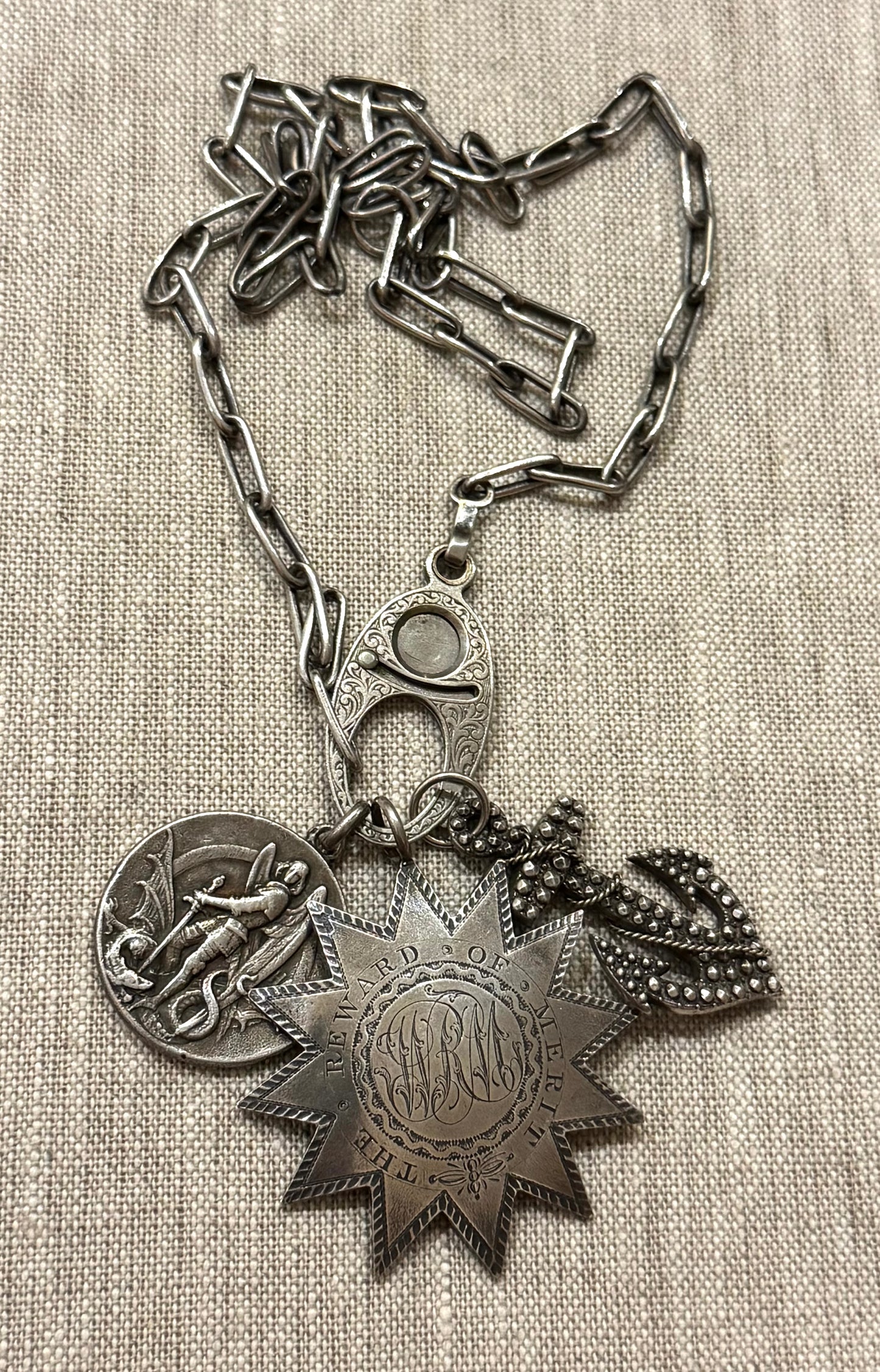 Chunky Biker Chaim with Cigar Cutter Charm Holder!